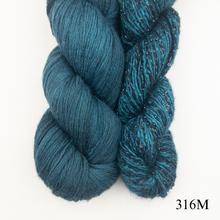 Load image into Gallery viewer, Tidepools Shawlette Knitting Kit | Artyarns Ensemble, Merino Cloud, &amp; Knitting Pattern (#414)
