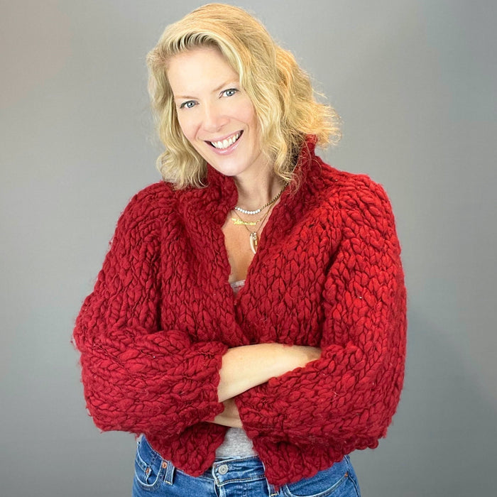 Nanaimo Cardigan Knitting Kit | Knit Collage Sister