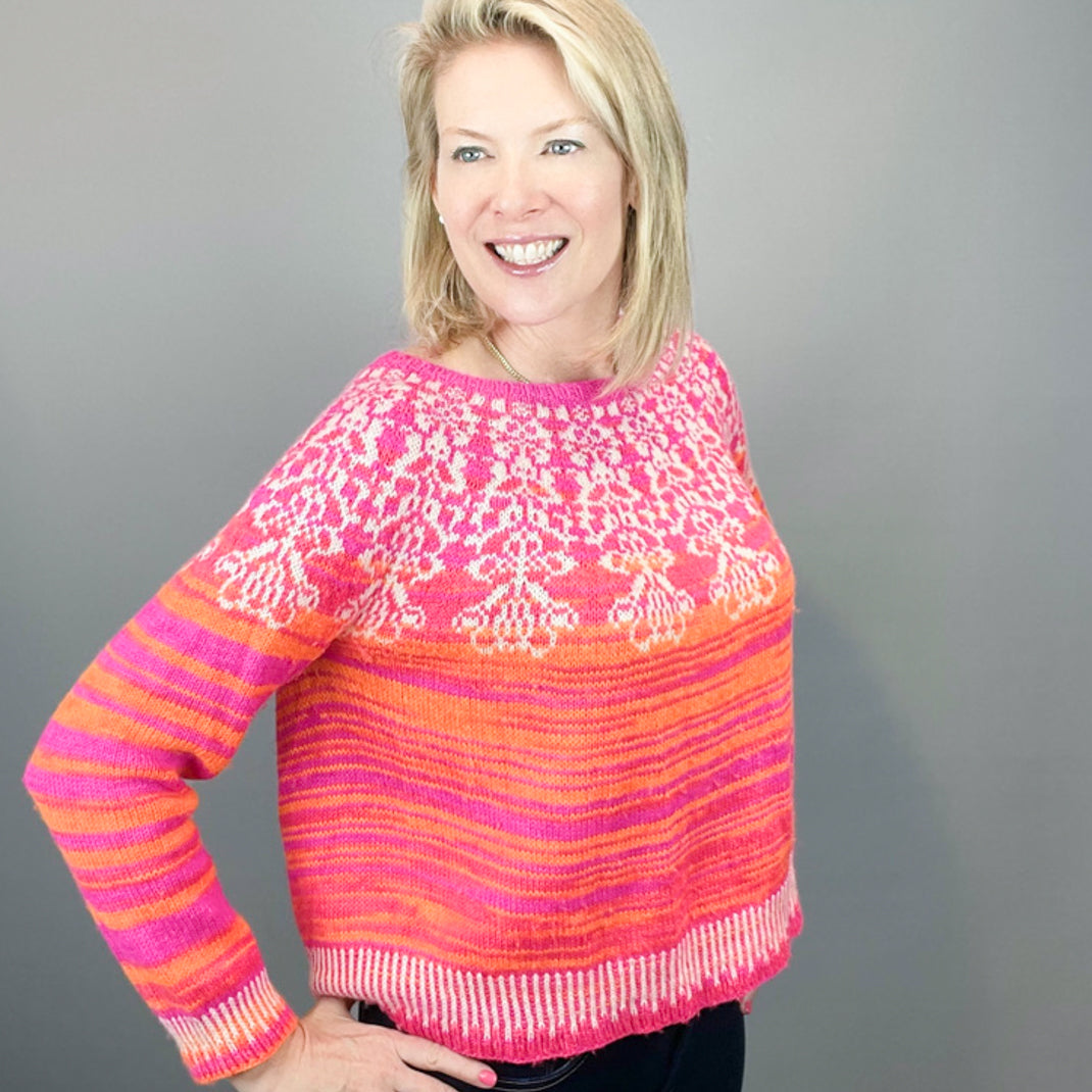 Rock the Casbah Sweater Knitting Kit | Artyarns Merino Cloud