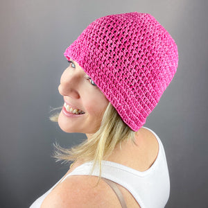Crocheted Summer Bucket Hat Kit | Louisa Harding Fauve & Crochet Pattern (#433)