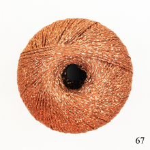 Load image into Gallery viewer, Copper ball of Lang Yarns Lame Soft.

