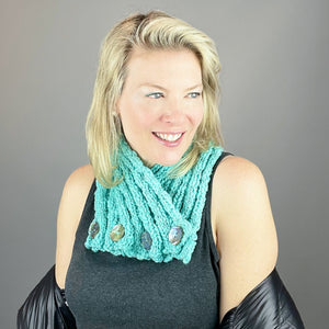 Spun Cloud Light Neck Wrap Knitting Kit | Knit Collage Spun Cloud Light & Knitting Pattern (#422)