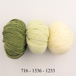 Fair Isle Gingham Hat Knitting Kit | Karabella Aurora 8 & Knitting Pattern (#091)