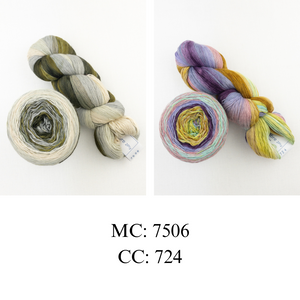 V-Neck Stranded Top Knitting Kit | Artyarns Cashmere Ombré