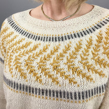 Load image into Gallery viewer, Forsythian Pullover Knitting Kit | Queensland United
