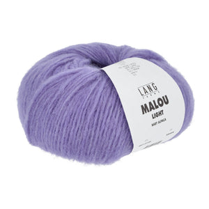Ribbed Pullover Knitting Kit | Lang Yarns Malou Light & Knitting Pattern (990-195)
