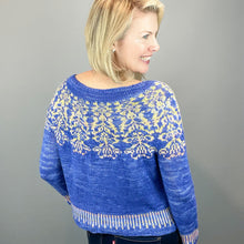 Load image into Gallery viewer, Rock the Casbah Sweater Knitting Kit | Artyarns Merino Cloud &amp; Knitting Pattern
