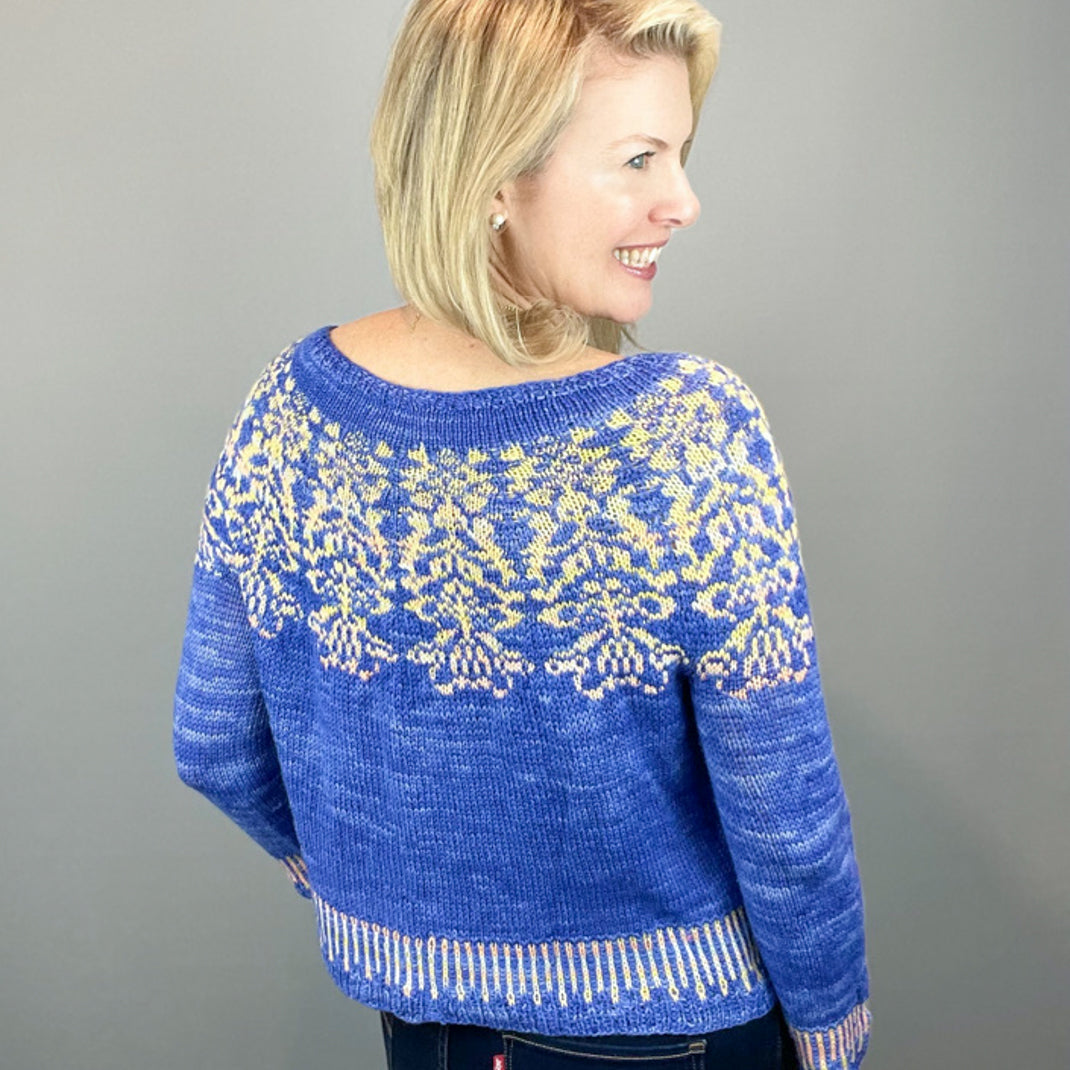 Rock the Casbah Sweater Knitting Kit | Artyarns Merino Cloud & Knittin ...