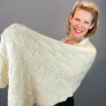 Load image into Gallery viewer, Tanglewood Entrelac Stole Knitting Kit | Tanglewood Cashmere Handspun &amp; Knitting Pattern (#440)
