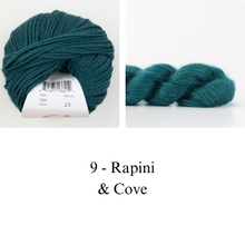 Load image into Gallery viewer, Cardigan No. 9 Knitting Kit | Ella Rae Cashmereno Aran &amp; Madelinetosh Silk Cloud
