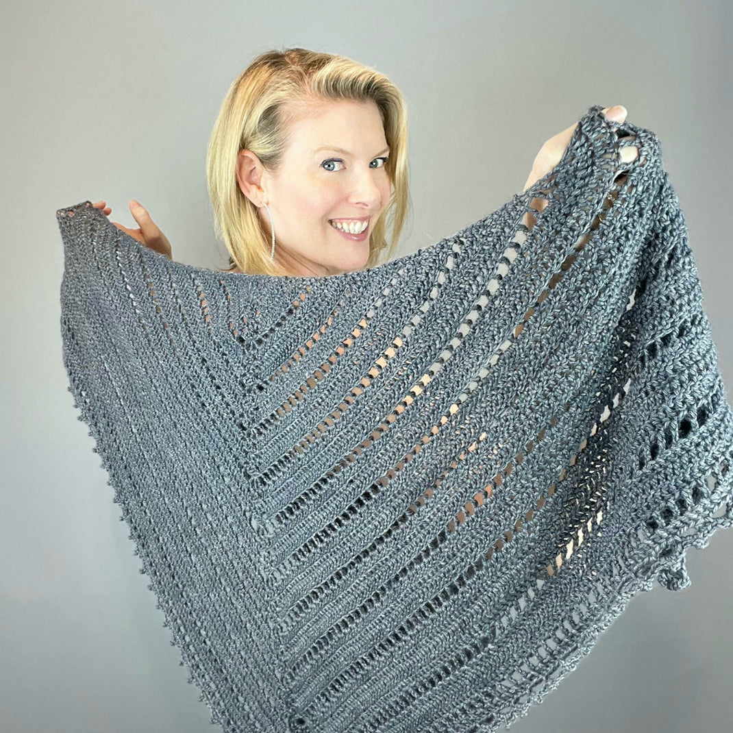Montego Shawl Crochet Kit Road to China Light