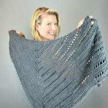 Load image into Gallery viewer, Montego Shawl Crochet Kit | Road to China Light
