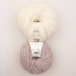 Marble Sweater Knitting Kit | Juniper Moon Beatrix & Katia Alpaca Silver