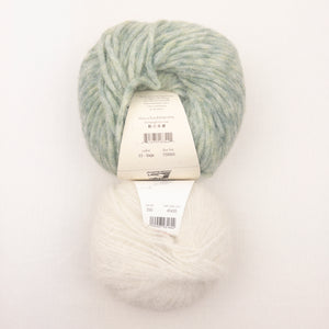 Marble Sweater Knitting Kit | Juniper Moon Beatrix & Katia Alpaca Silver