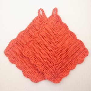 Crochet Pot Holders Kit | Plymouth Fantasy Naturale & Crochet Pattern (#120)