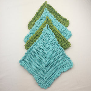 Crochet Pot Holders Kit | Plymouth Fantasy Naturale & Crochet Pattern (#120)