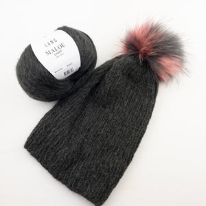 Malou Slouchy Hat Knitting Kit | Lang Yarns Malou Light & Knitting Pattern (#402)