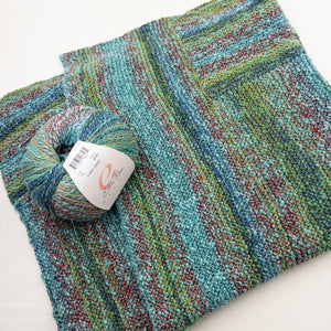 Marmel Cabin Baby Blanket | Ella Rae Marmel & Knitting Pattern (#397)
