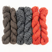 Load image into Gallery viewer, Cashmere Three-Color Patterned Cowl Knitting Kit | Lux Adorna Sport Cashmere &amp; Knitting Pattern (#294)
