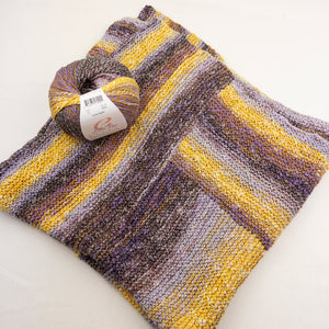 Marmel Cabin Baby Blanket | Ella Rae Marmel & Knitting Pattern (#397)