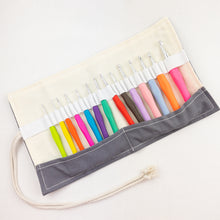 Load image into Gallery viewer, Atelier Rolled Crochet Hook Set | 14 Piece Set
