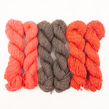 Load image into Gallery viewer, Lux Adorna Three-Color Fingerless Mittens Knitting Kit | Lux Adorna Sport Cashmere &amp; Knitting Pattern (#279)

