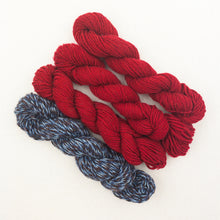 Load image into Gallery viewer, Lux Adorna Cashmere Two-Tone Hat Knitting Kit | Lux Adorna Sport Cashmere &amp; Knitting Pattern (#280)
