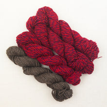 Load image into Gallery viewer, Lux Adorna Cashmere Two-Tone Hat Knitting Kit | Lux Adorna Sport Cashmere &amp; Knitting Pattern (#280)
