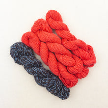 Load image into Gallery viewer, Lux Adorna Cashmere Two-Tone Hat Knitting Kit | Lux Adorna Sport Cashmere &amp; Knitting Pattern (#280)

