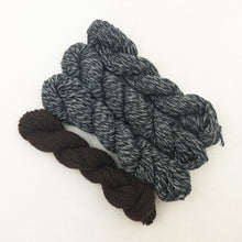 Load image into Gallery viewer, Lux Adorna Cashmere Two-Tone Hat Knitting Kit | Lux Adorna Sport Cashmere &amp; Knitting Pattern (#280)
