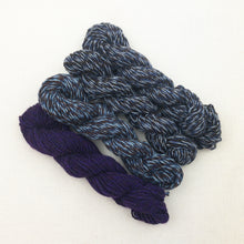 Load image into Gallery viewer, Lux Adorna Cashmere Two-Tone Hat Knitting Kit | Lux Adorna Sport Cashmere &amp; Knitting Pattern (#280)
