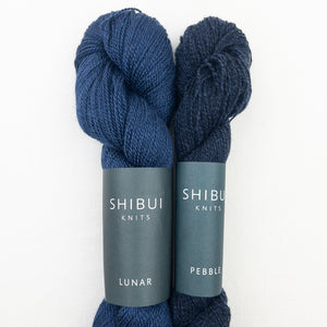 Sontag Tunic Knitting Kit | Shibui Knits Lunar and Pebble
