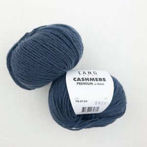 TMC Cashmere Beanie Knitting Kit | Lang Yarns Cashmere Premium & Knitting Pattern (#405)