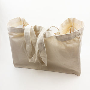 Canvas Tote Bag with Interior Pockets