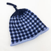 Load image into Gallery viewer, Fair Isle Gingham Hat Knitting Kit | Karabella Aurora 8 &amp; Knitting Pattern (#091)
