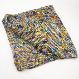 Diagonal Baby Blanket Knitting Kit | Knitted Wit Merino Worsted & Knitting Pattern (#86)