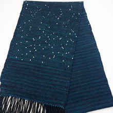 Load image into Gallery viewer, Wendy&#39;s Woven Scarf Kit | Handmaiden Camelspin, Artyarns Beaded Mohair &amp; Sequins, Artyarns Merino Cloud &amp; Weaving Pattern (#436)
