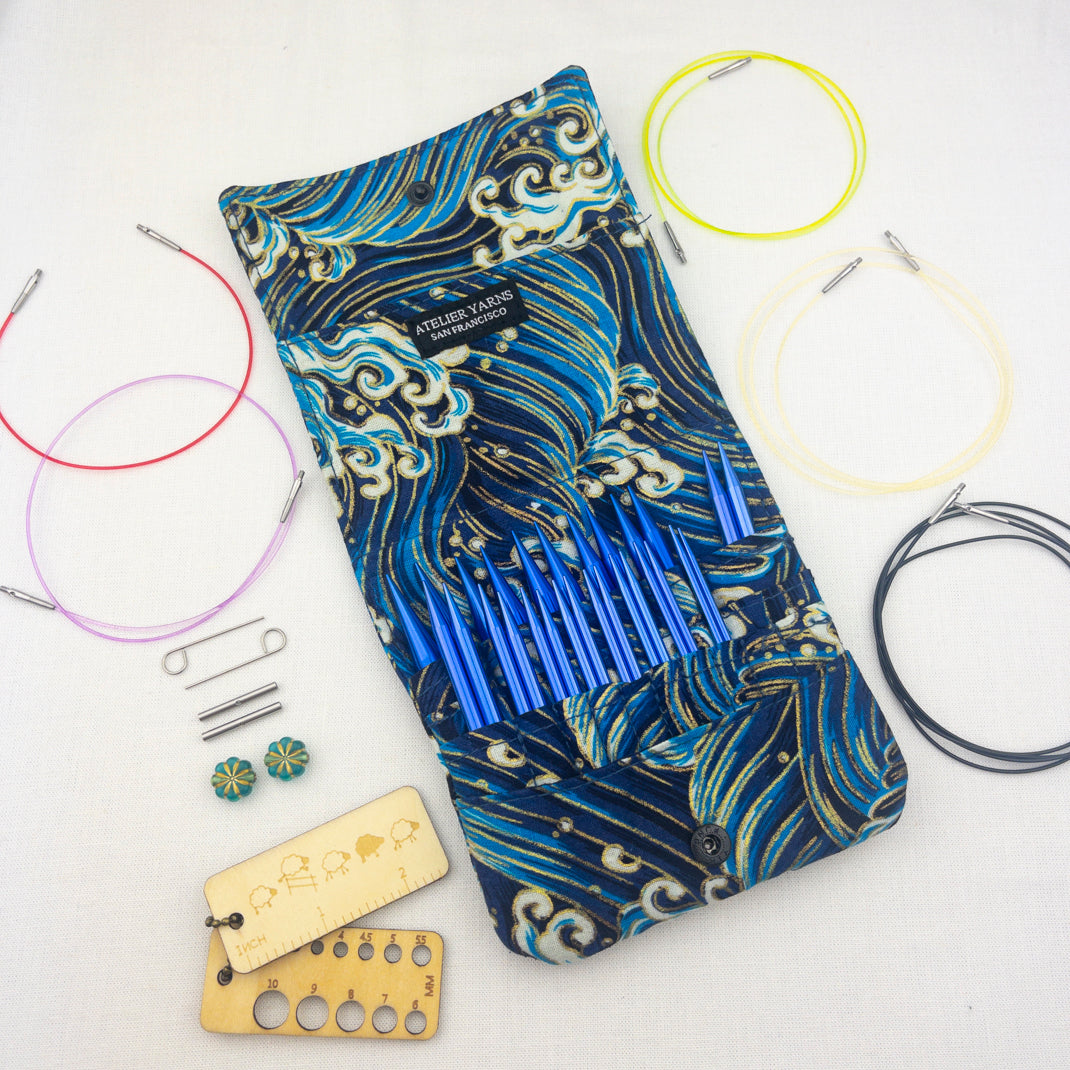 free pattern knitting needle case, Circular Knitting Needle Case - Custom  Made - your choice of fabrics