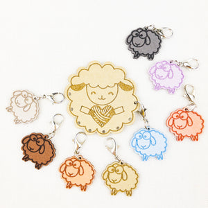 Atelier Sheep Hanging Clasp Markers | 9 piece set