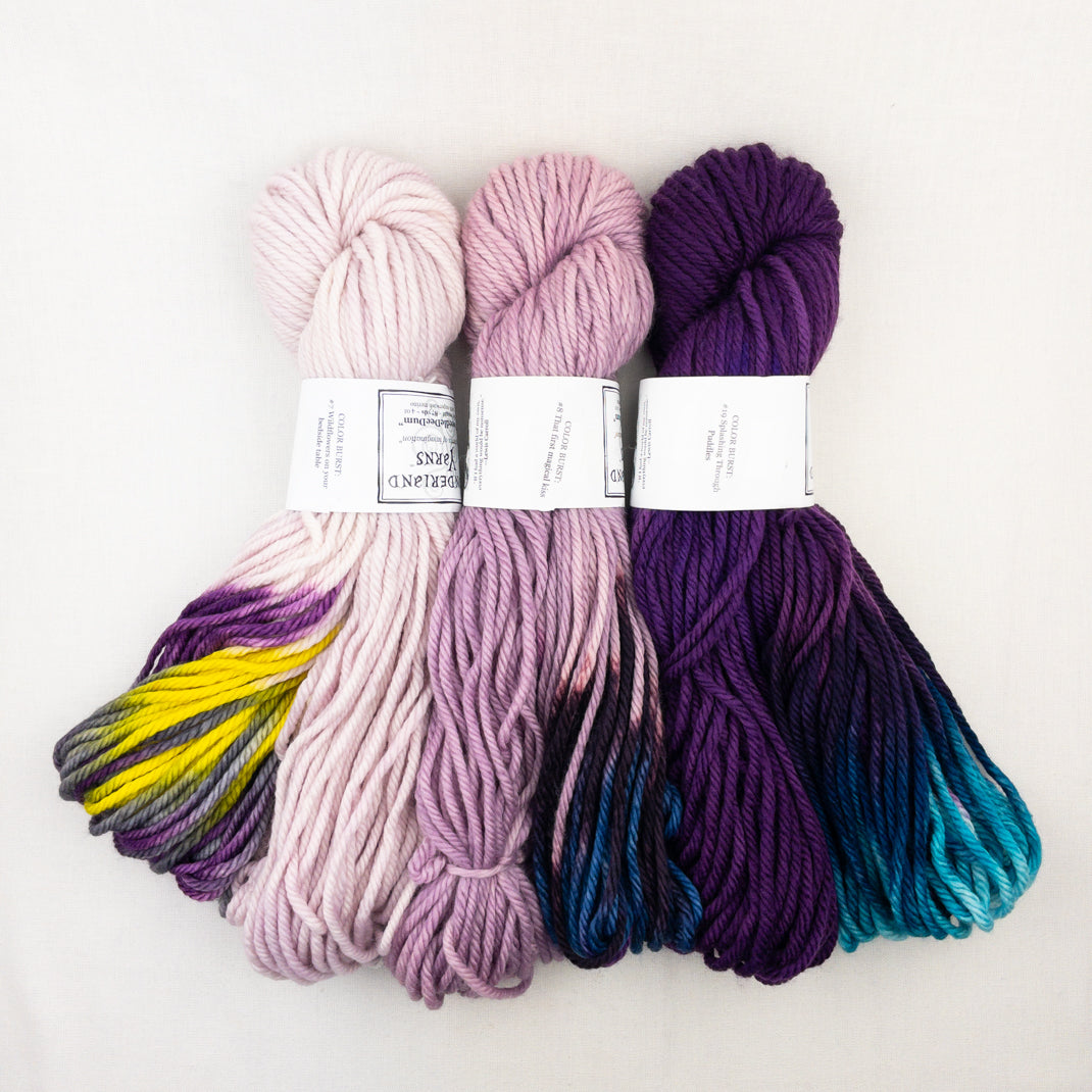 Intarsia Scarf Knitting Kit | Wonderland TweedleDeeDum