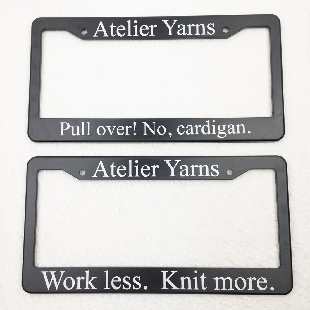 Atelier License Plate Frames