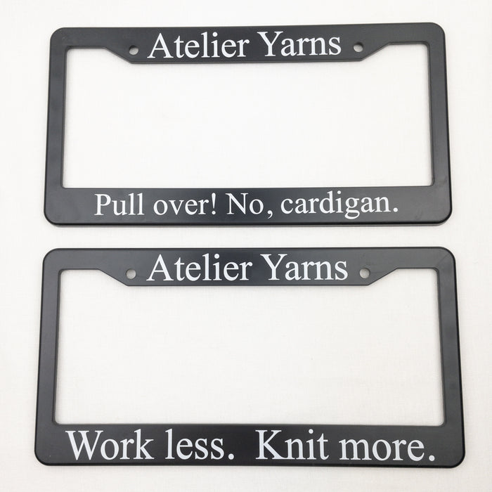 Atelier License Plate Frames