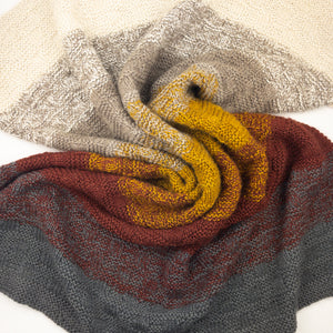 Cashgora Gradient Throw Knitting Kit | Cashmere People Cashgora Sport & Knitting Pattern (#415)