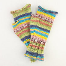 Load image into Gallery viewer, Knitcol Fingerless Mitts Knitting Kit | Adriafil Knitcol &amp; Knitting Pattern (#80)
