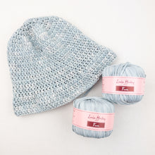 Load image into Gallery viewer, Crocheted Summer Bucket Hat Kit | Louisa Harding Fauve &amp; Crochet Pattern (#433)
