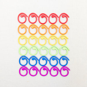 Atelier Rainbow Stitch Markers | 30 Piece Set