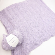 Load image into Gallery viewer, Pluma Cotton Baby Blanket Knitting Kit | Katia Pluma &amp; Knitting Pattern #438
