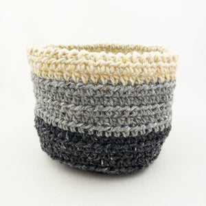 Bulky Tweed Crocheted Nesting Bowls Kit | Studio Donegal Soft Chunky and Crochet Pattern #424