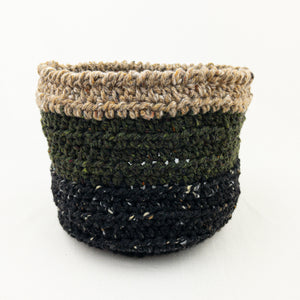 Bulky Tweed Crocheted Nesting Bowls Kit | Studio Donegal Soft Chunky and Crochet Pattern #424