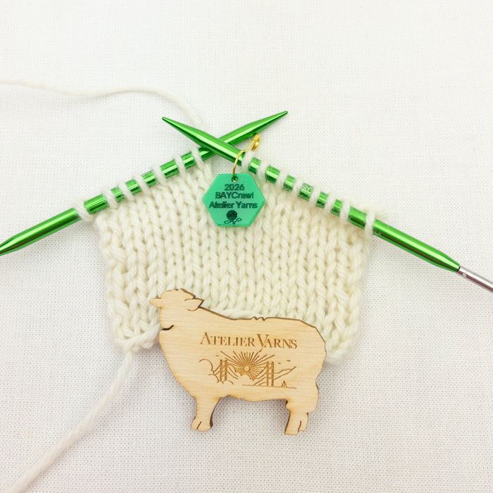 Bay Area Yarn Crawl 2026 | Acrylic Stitch Marker